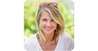 Sophia B smiling customer sharing her NeuroZoom experience