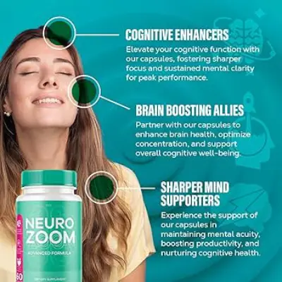 NeuroZoom daily brain health support visual overview