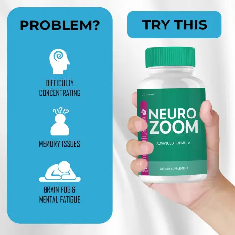 What is NeuroZoom brain health formula infographic image